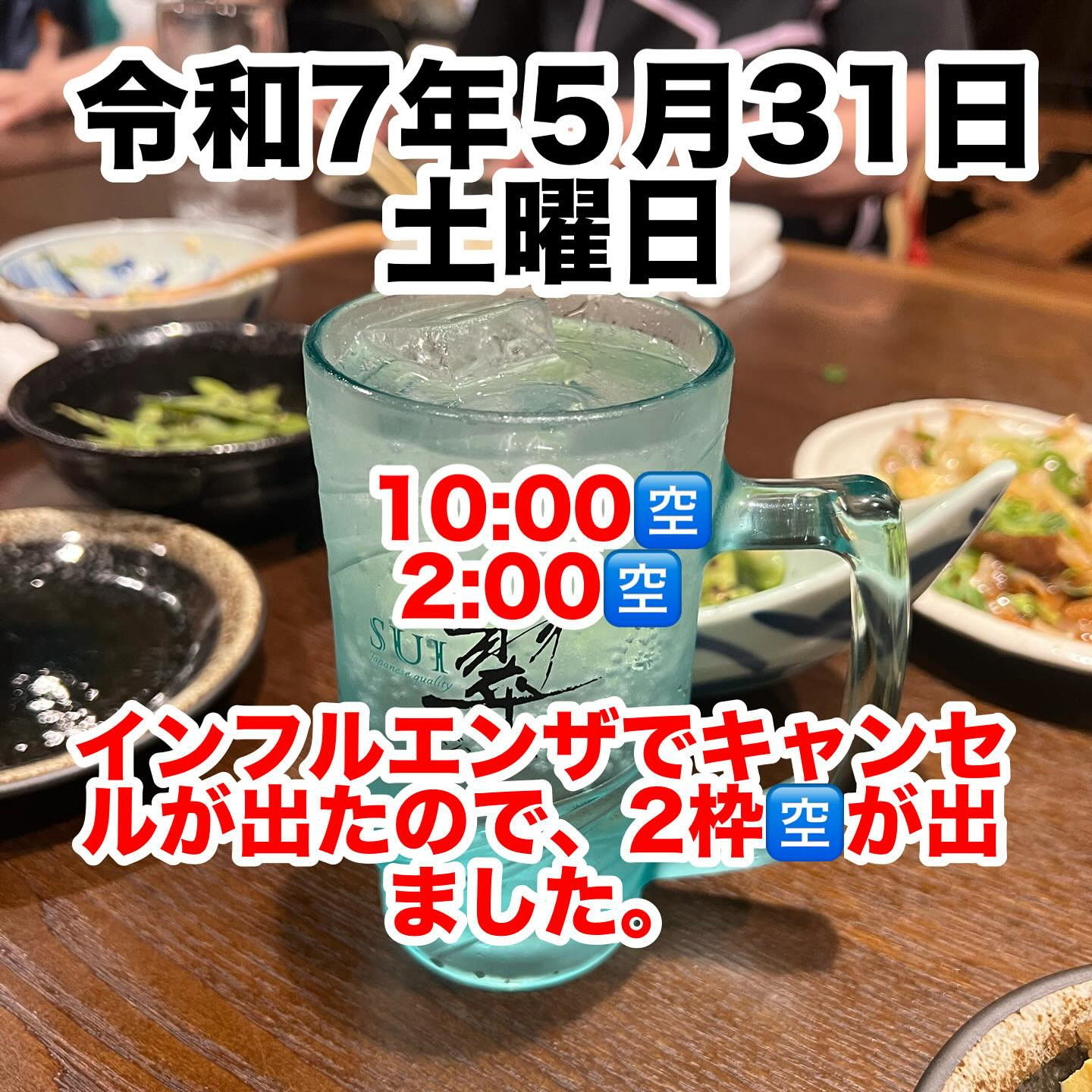 令和7年５月31日土曜日